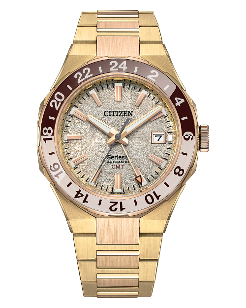 Series8 880 GMT Gold-Tone Dial Stainless Steel Bracelet NB6032-53P 